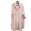 Linen oversized dress shirt ,buttons one size